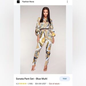 Fashion Nova Colorful Set NWT